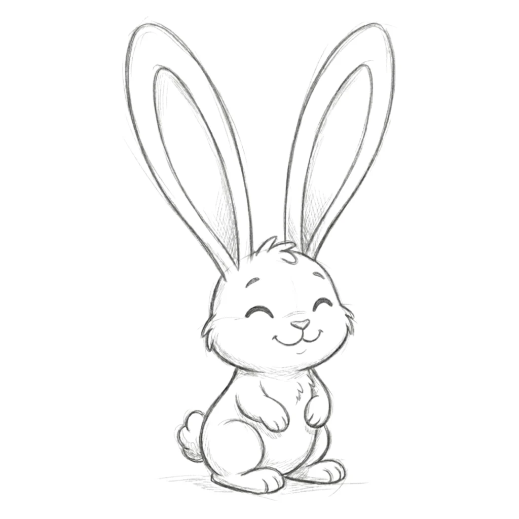 Bunny Ears Drawing