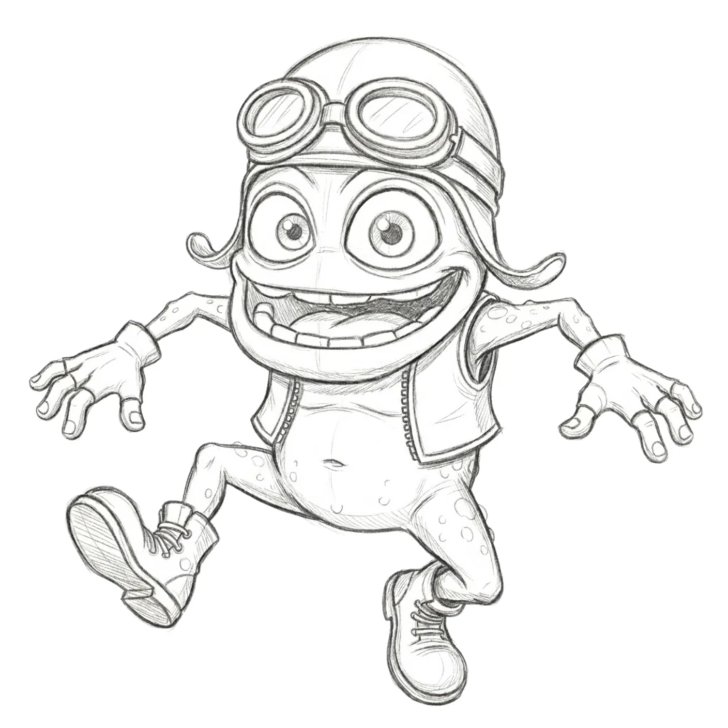 Crazy Frog Drawing