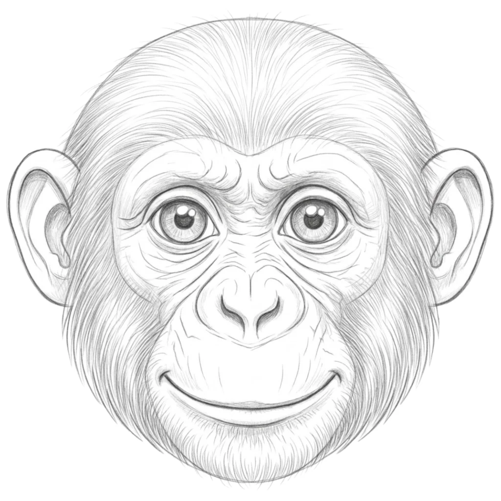 Monkey Face Close-UP
