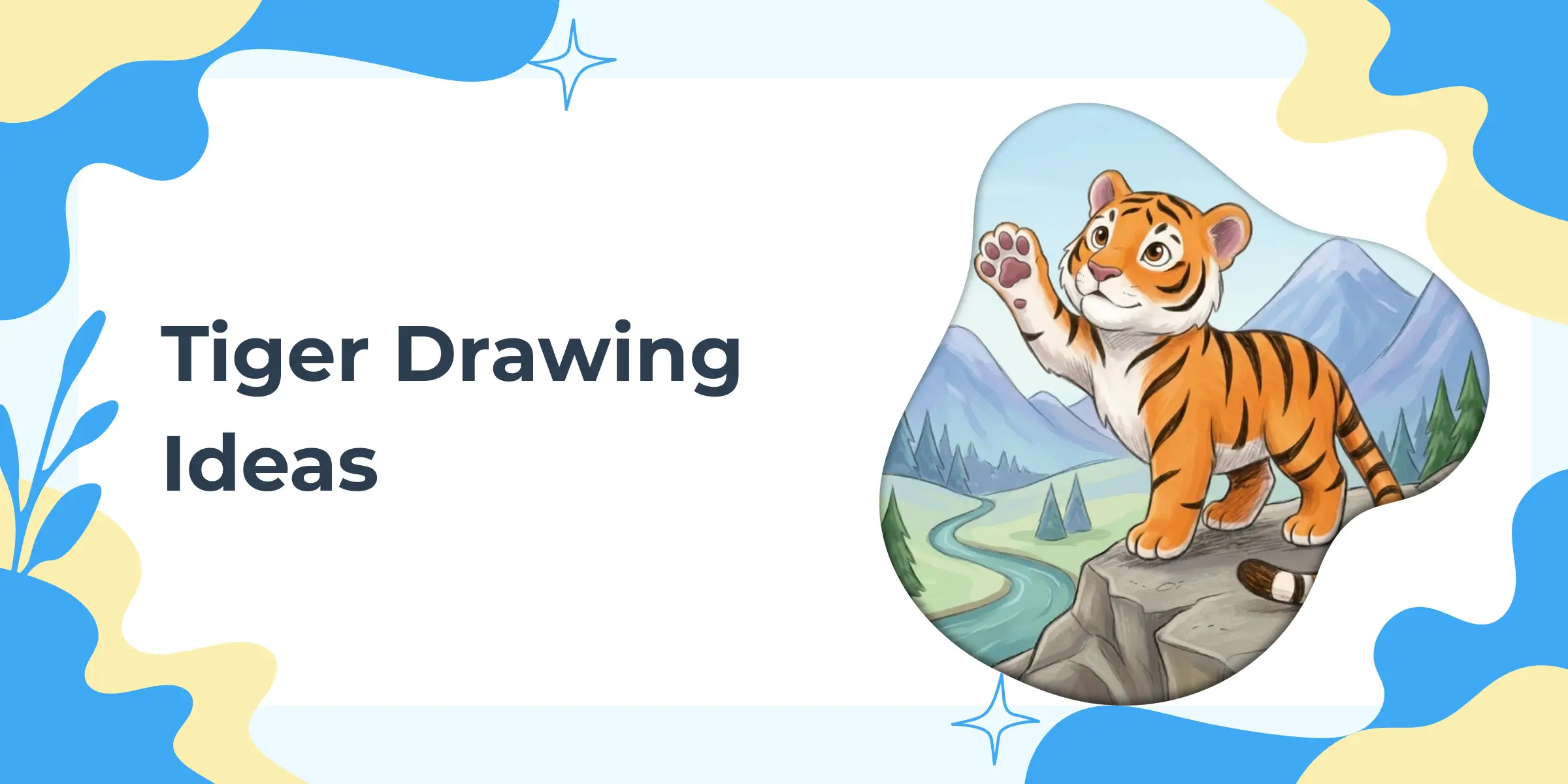 Tiger Drawing Ideas