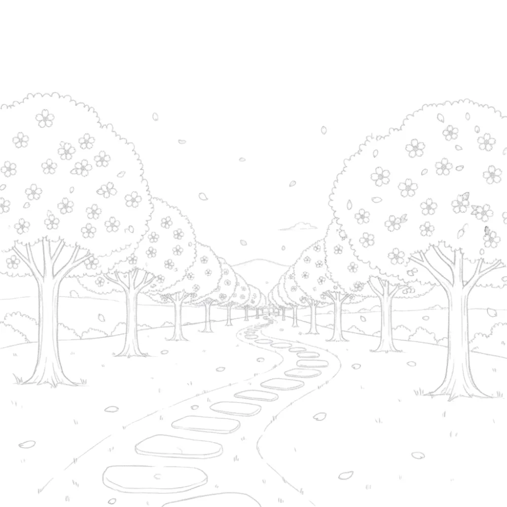 Cherry Blossom Path