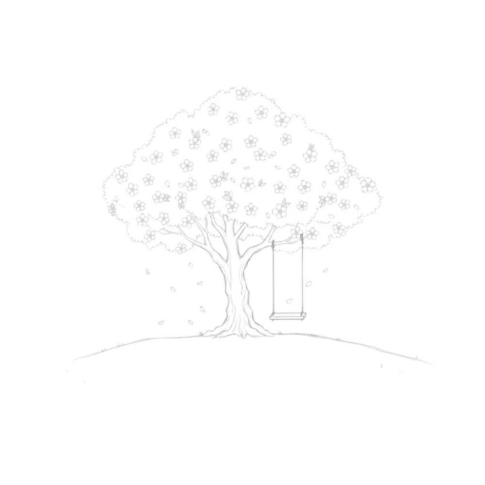 Cherry Blossom with a Wing