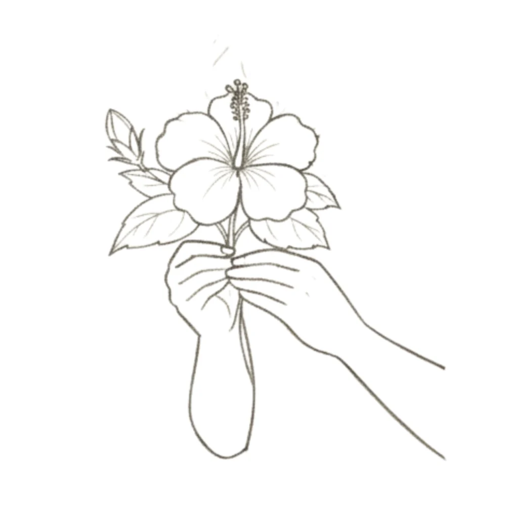 Hibiscus in Hands