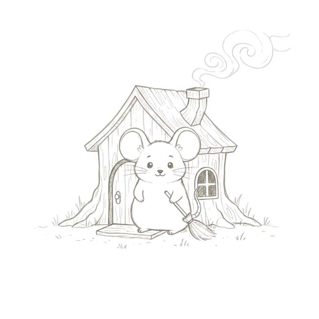 Mouse With House