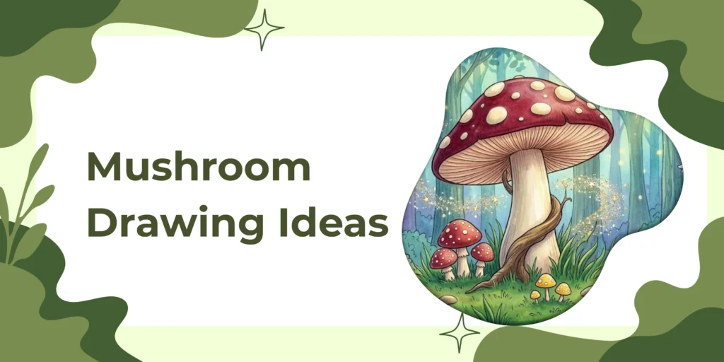 Mushroom Drawing Ideas