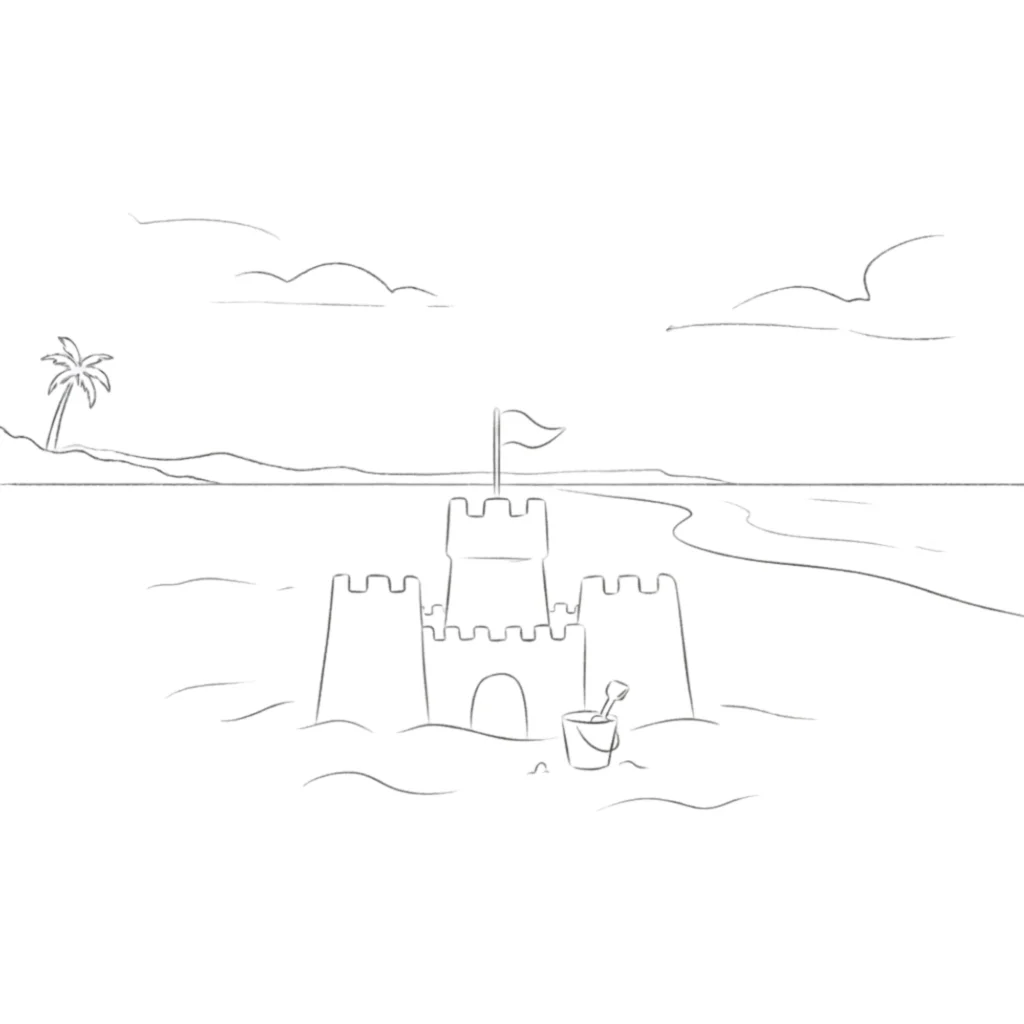Beach Sand Castle