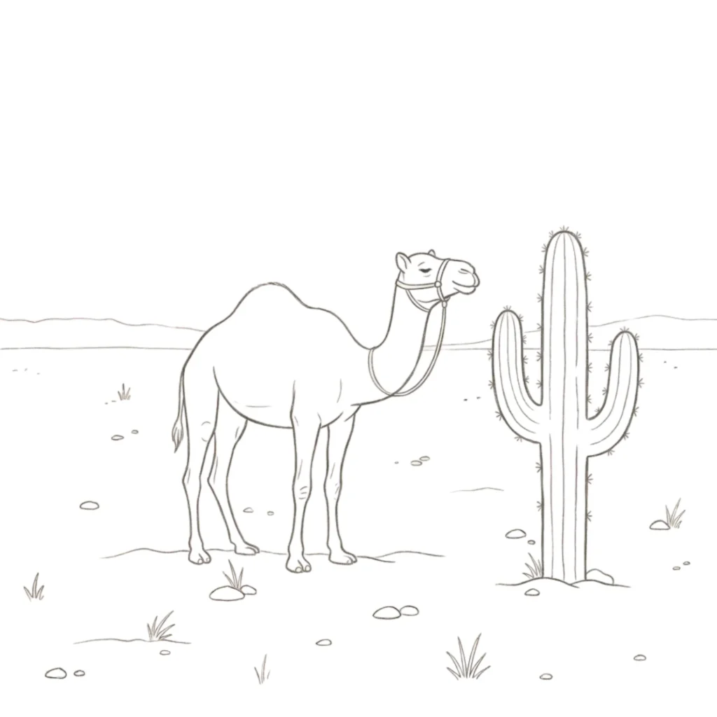 Cactus Near Camel