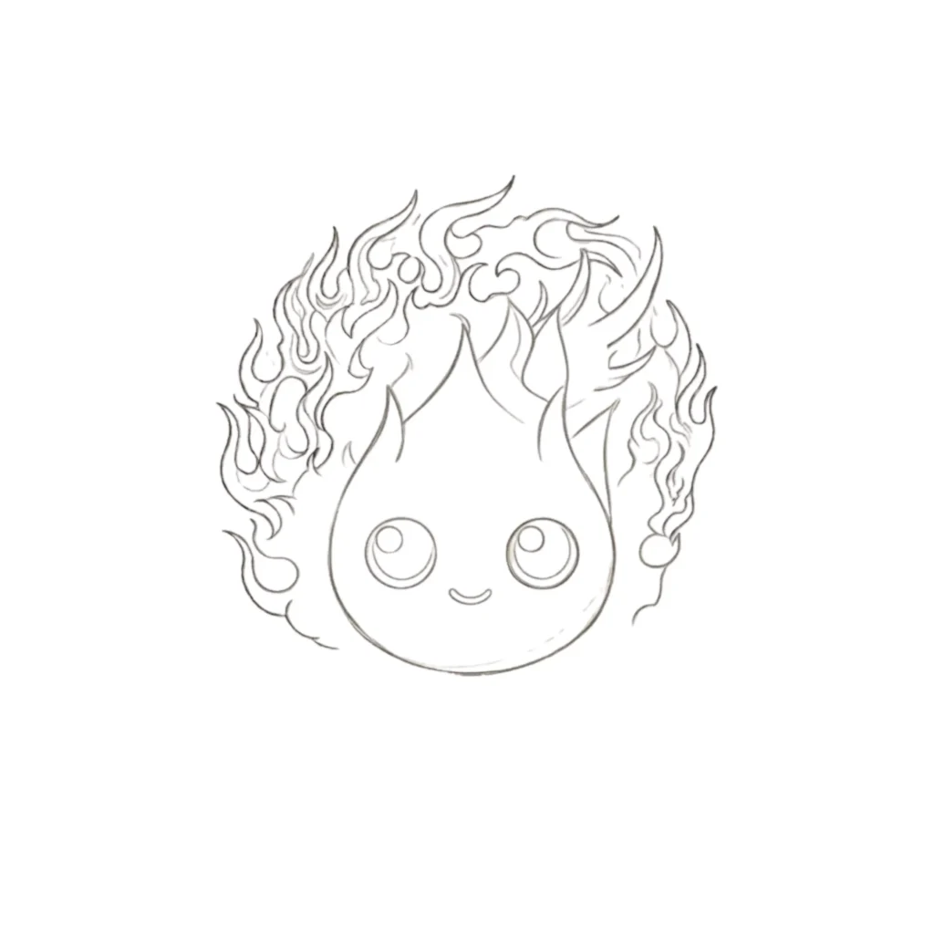 Cartoon Flame