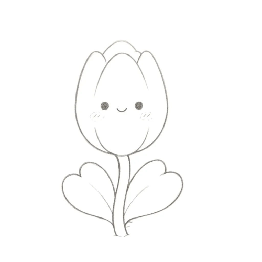 Cartoon Tulip