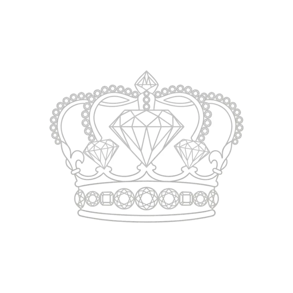 Diamond Crown Drawing