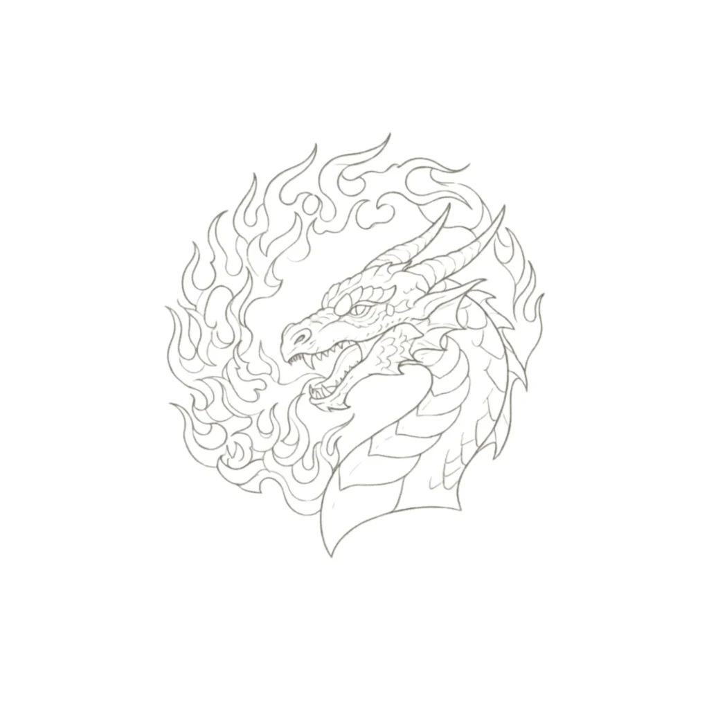 Dragon Throw Flame