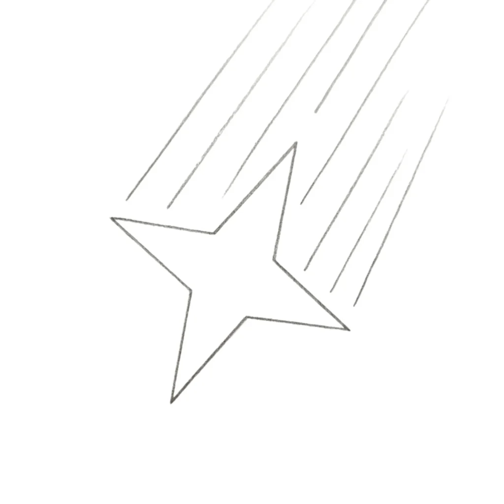 Falling Star Drawing