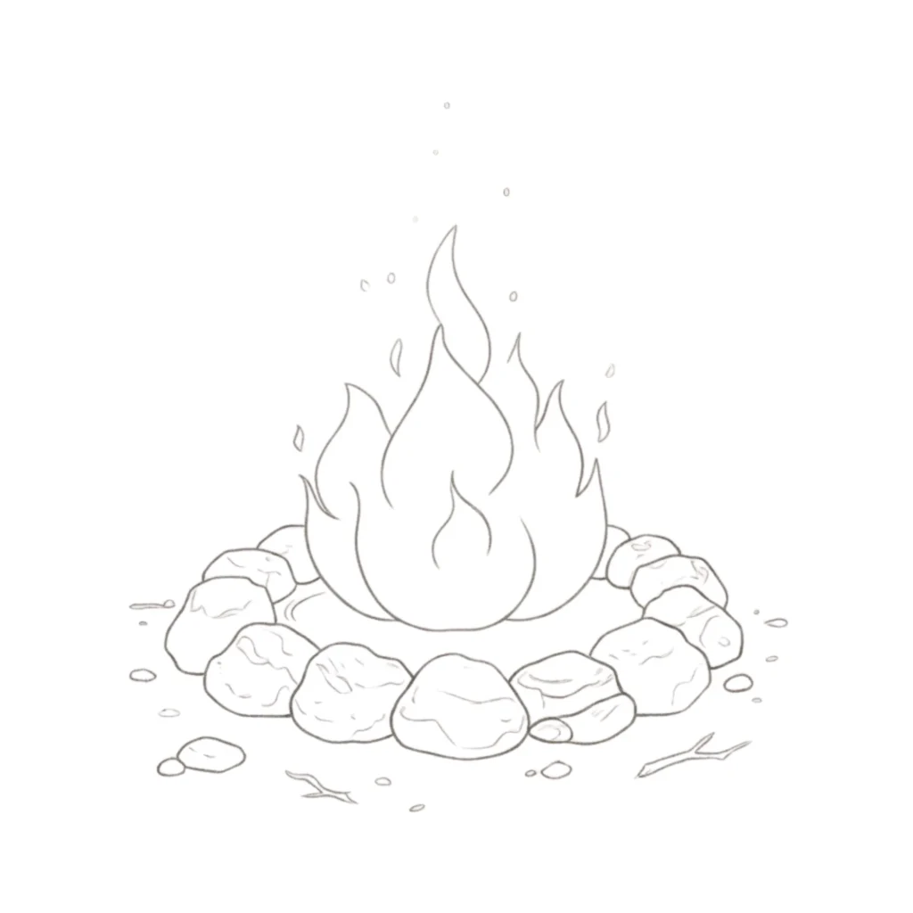 Flame Around the Stone