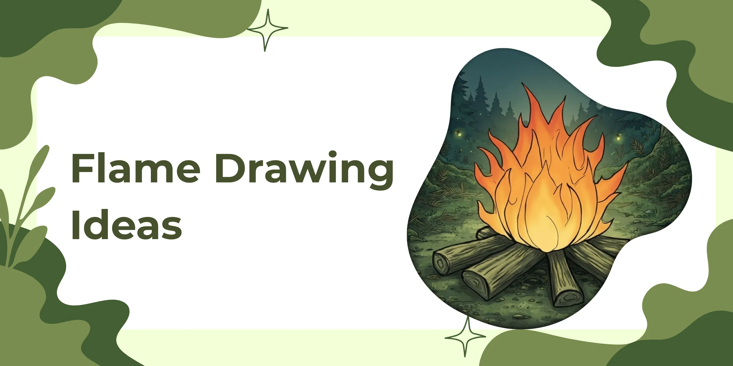 Flame Drawing Ideas