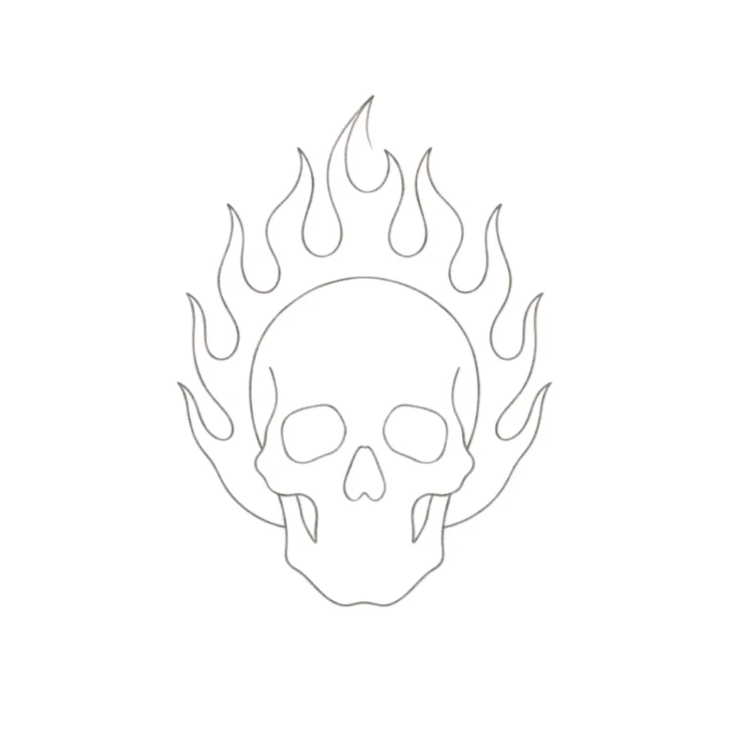 Flame Skull