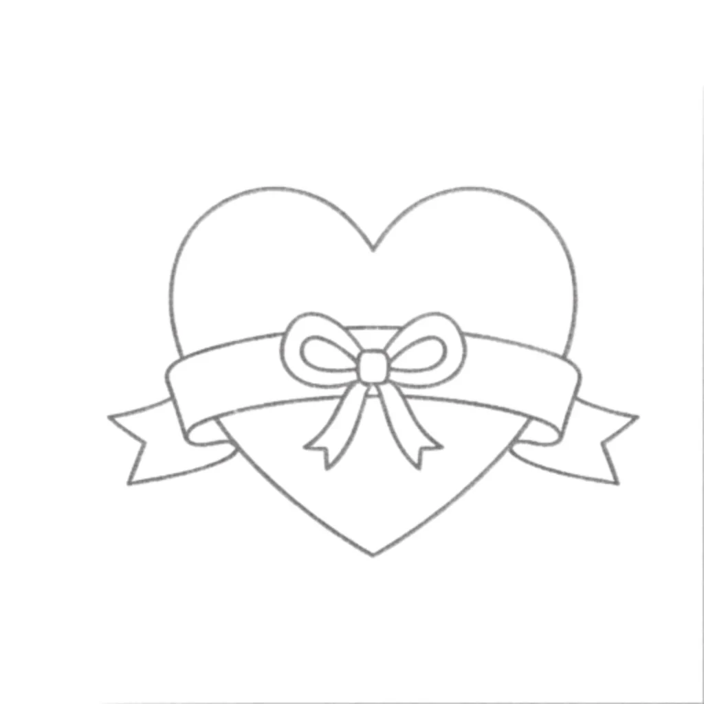 Heart with Ribbon