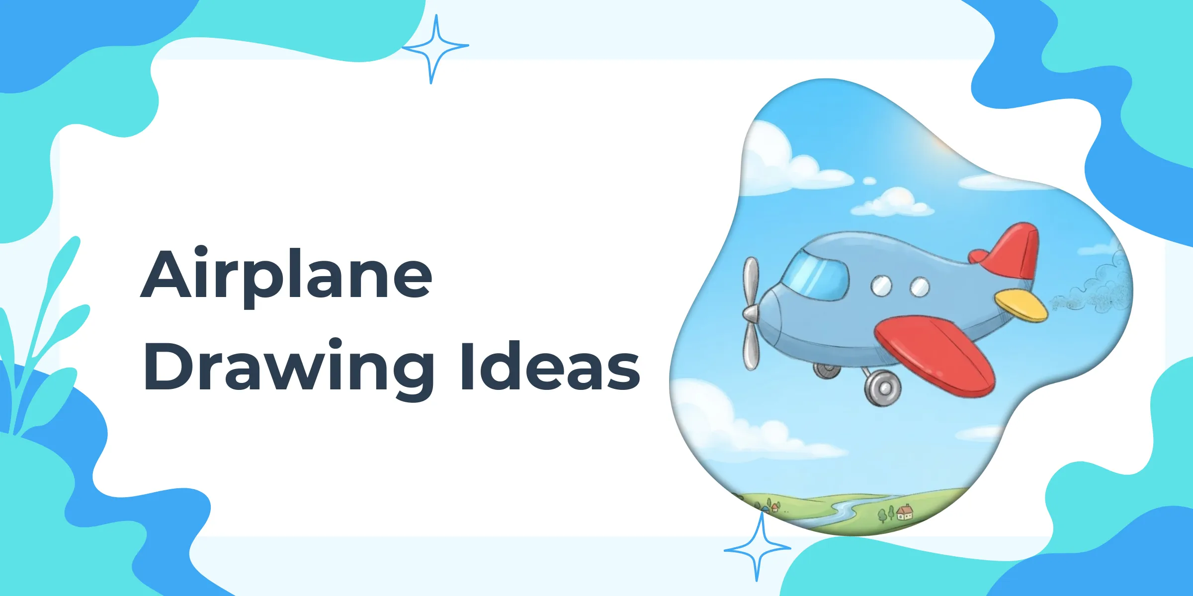 Airplane drawing ideas
