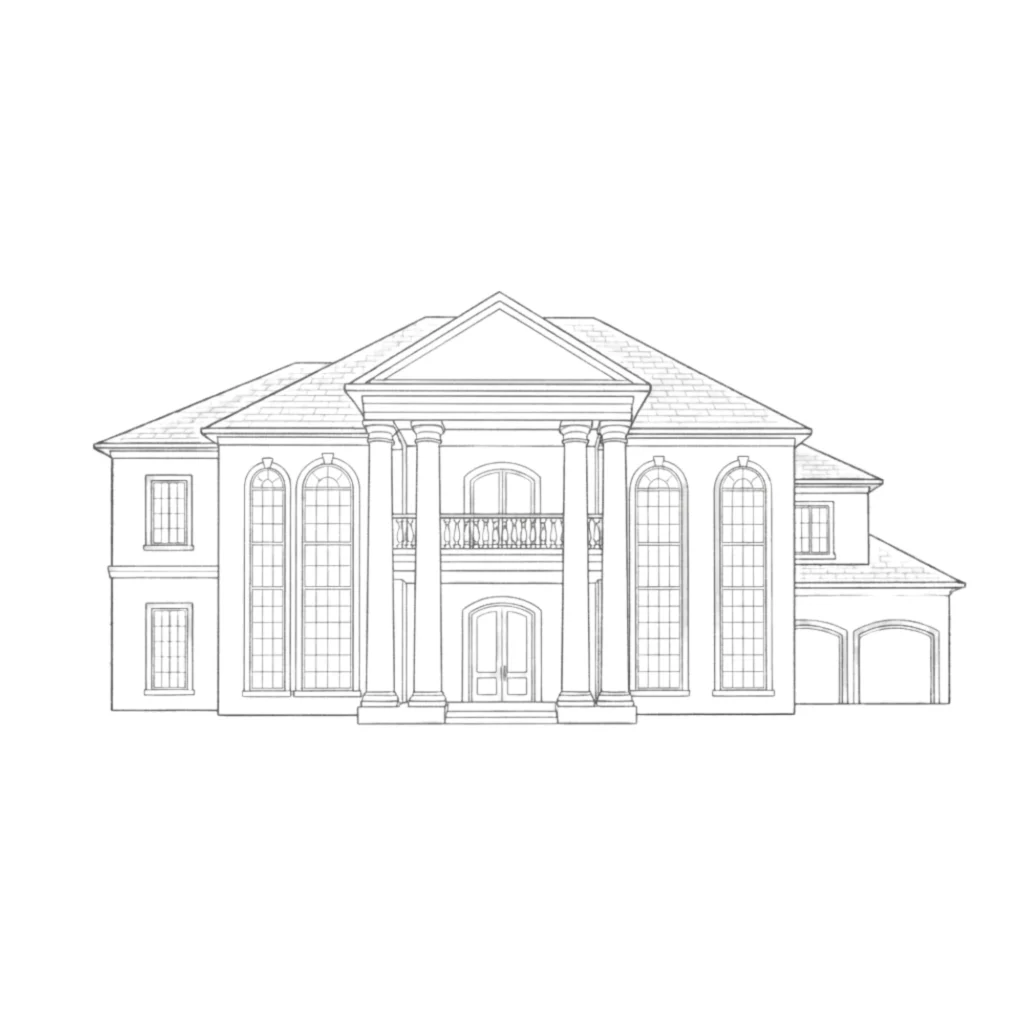 Luxury House Drawing