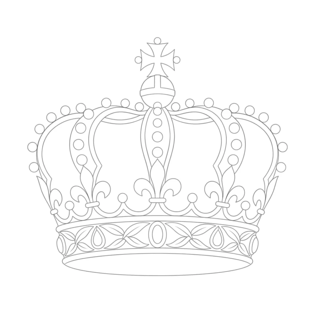 Royal Queen Crown Drawing