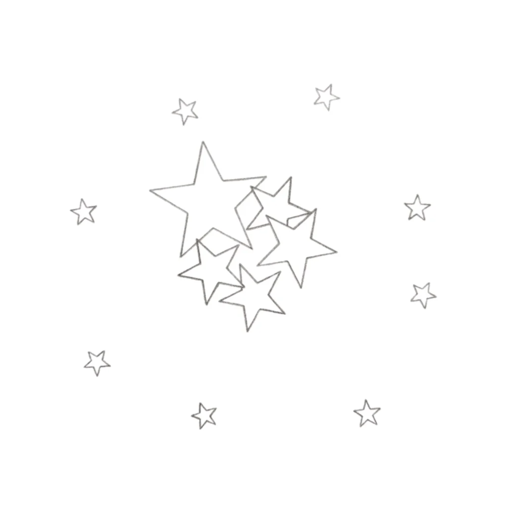 Star Cluster Drawing