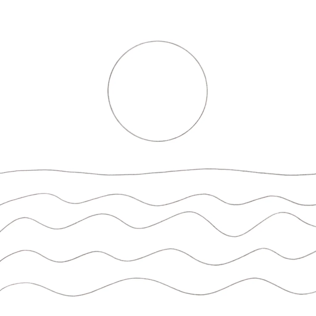 Sun Over the Ocean