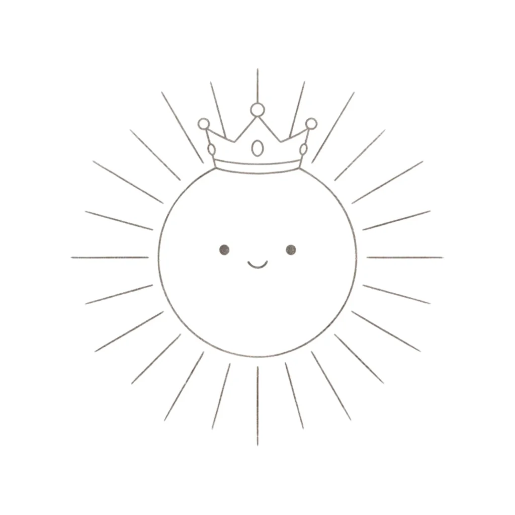 Sun with a Crown