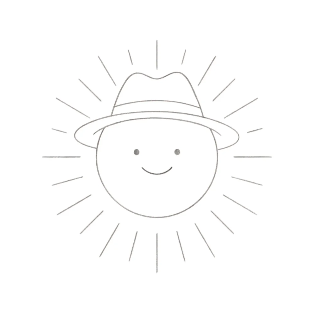Sun with a Hat