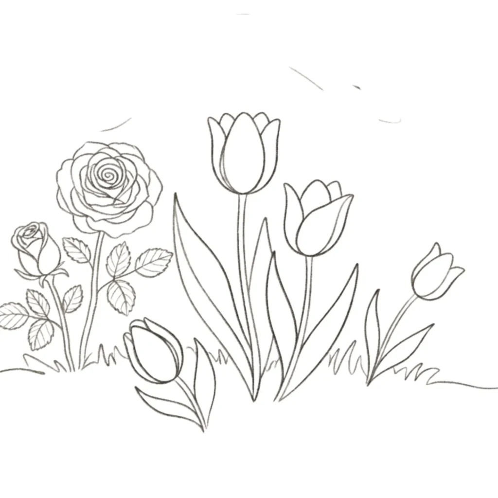 Tulips & Roses
