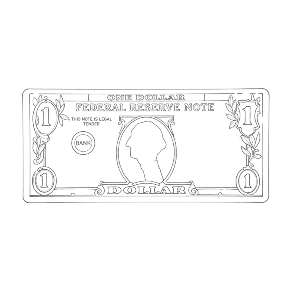 Paper Money Drawing